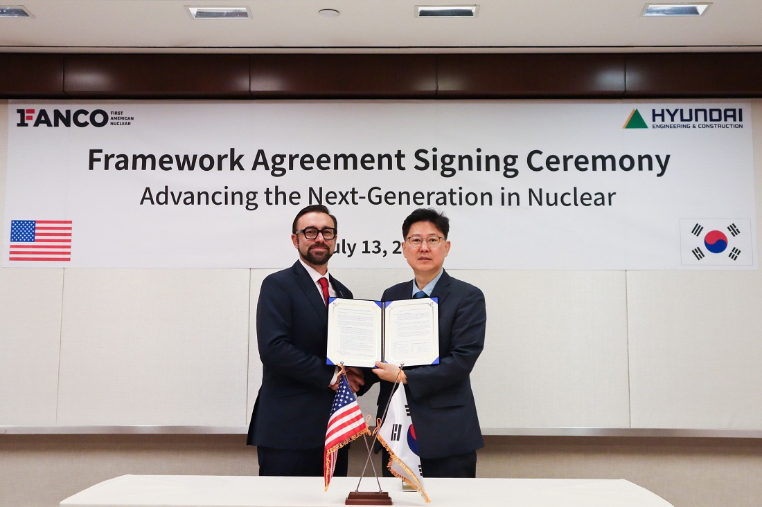 Hyundai E&C Signs Framework Agreement with U.S.-Based FANCO for the `EAGL-1` Project