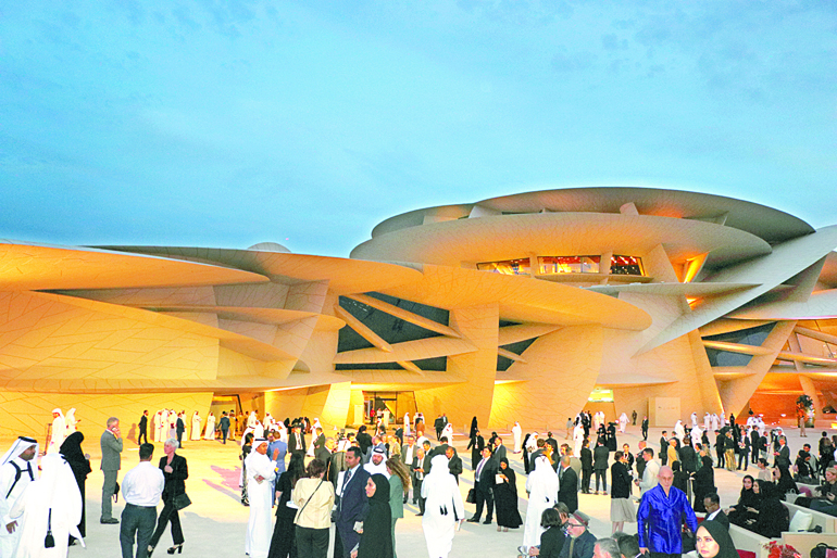 카타르 국립박물관 신축공사 현장