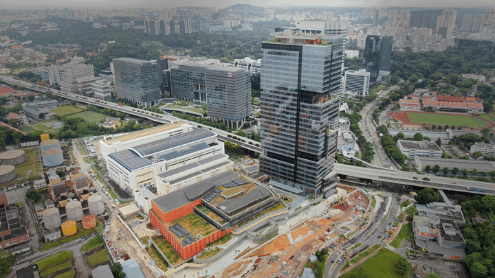라브라도 지하 변전소와 오피스 타워