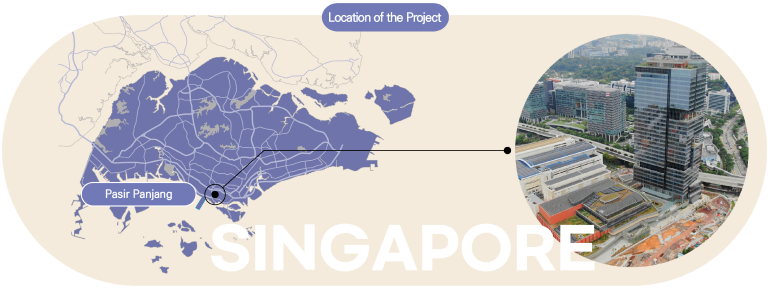 Location of the Project Pasir Panjang SINGAPORE