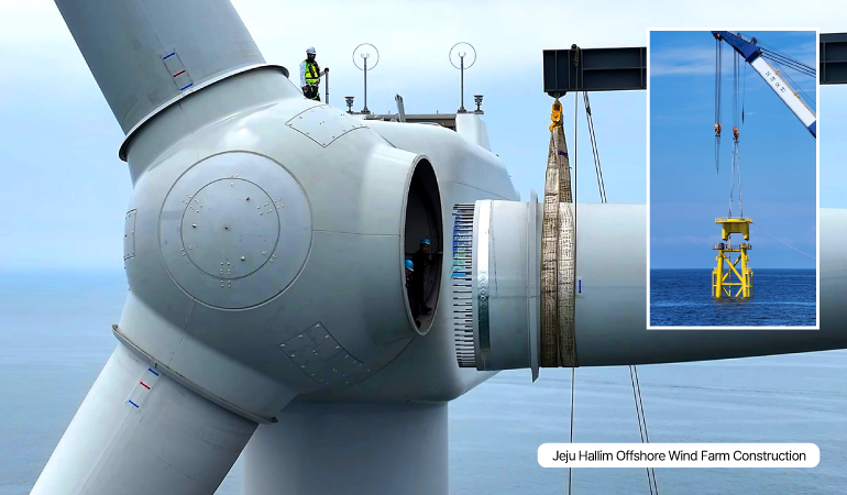 Jeju Hallim Offshore Wind Farm Construction