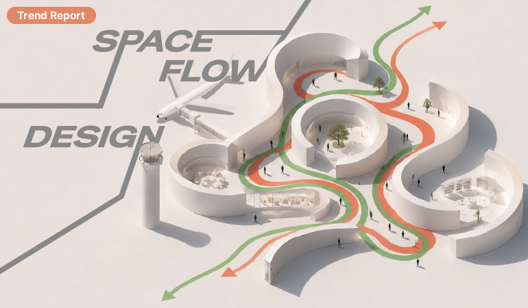 Why Impressive Spaces Can Be Hard to Navigate- Design of “Flow” Makes Difference Between Comfort and Fatigue 