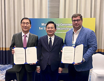 Hyundai E&C Lays Foundation for Reconstruction Project in Ukraine Cooperating to Normalize Ukraine`s Key Transportation Hub, ‘Kyiv Boryspil International Airport`